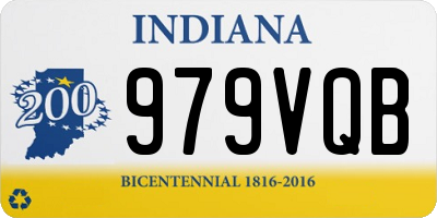 IN license plate 979VQB