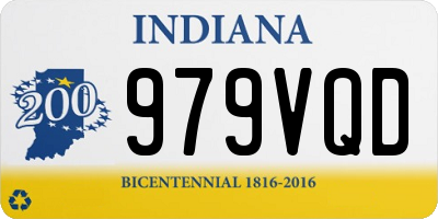 IN license plate 979VQD