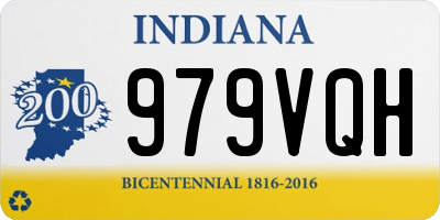 IN license plate 979VQH
