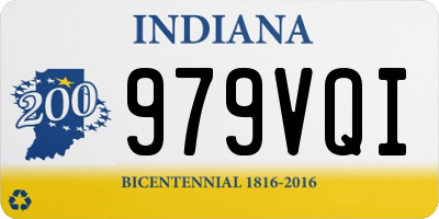 IN license plate 979VQI