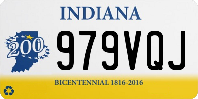 IN license plate 979VQJ