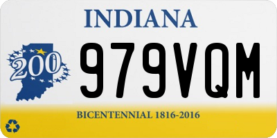 IN license plate 979VQM