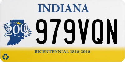 IN license plate 979VQN