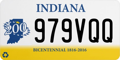 IN license plate 979VQQ