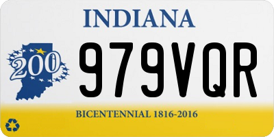 IN license plate 979VQR