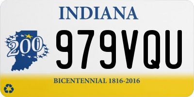 IN license plate 979VQU