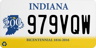 IN license plate 979VQW