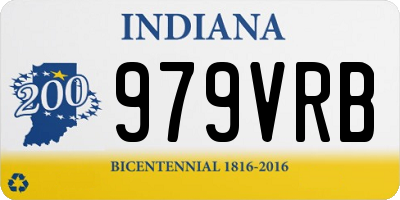 IN license plate 979VRB