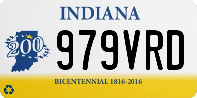 IN license plate 979VRD