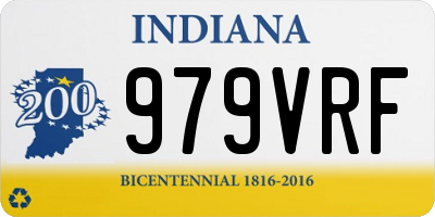 IN license plate 979VRF
