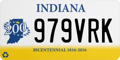 IN license plate 979VRK