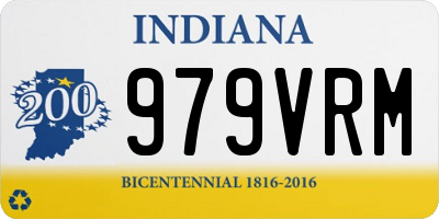 IN license plate 979VRM