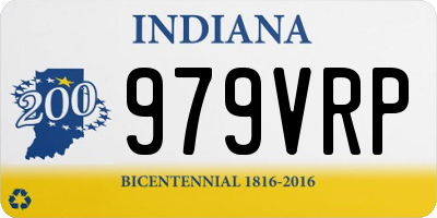 IN license plate 979VRP
