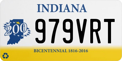 IN license plate 979VRT