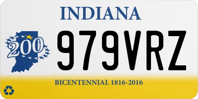 IN license plate 979VRZ
