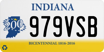 IN license plate 979VSB