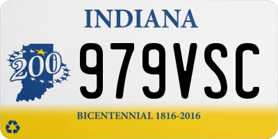 IN license plate 979VSC