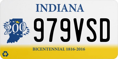 IN license plate 979VSD
