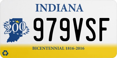 IN license plate 979VSF