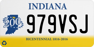 IN license plate 979VSJ
