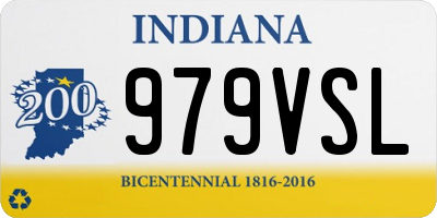 IN license plate 979VSL