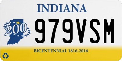 IN license plate 979VSM