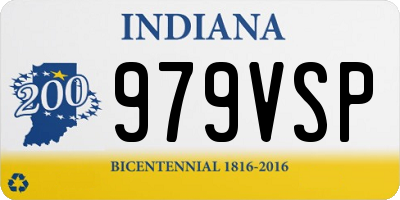 IN license plate 979VSP