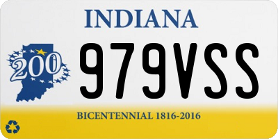 IN license plate 979VSS