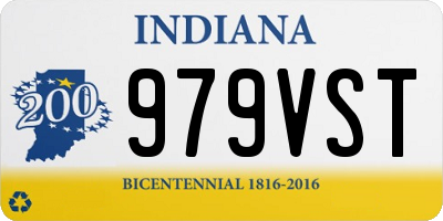 IN license plate 979VST