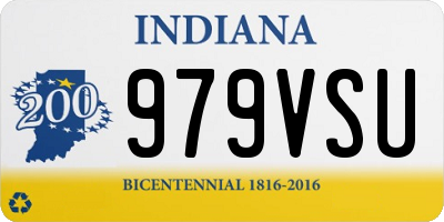 IN license plate 979VSU