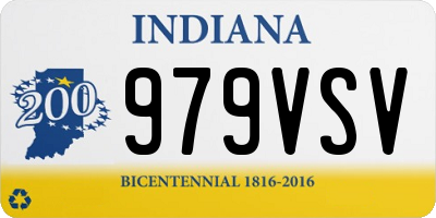 IN license plate 979VSV