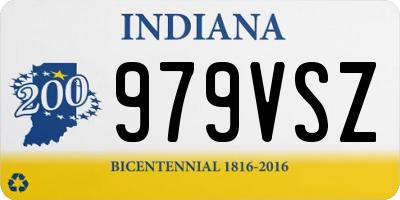 IN license plate 979VSZ