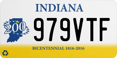 IN license plate 979VTF