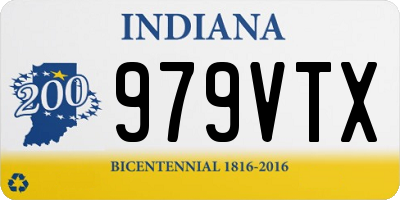 IN license plate 979VTX