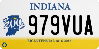 IN license plate 979VUA
