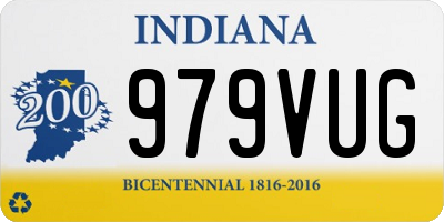 IN license plate 979VUG