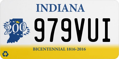 IN license plate 979VUI