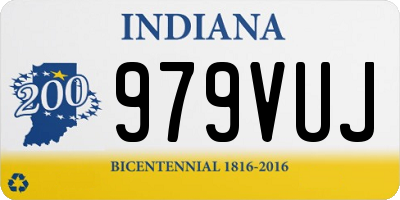 IN license plate 979VUJ