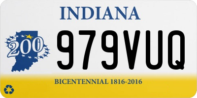 IN license plate 979VUQ