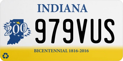 IN license plate 979VUS