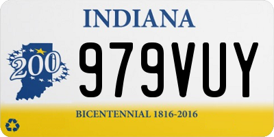 IN license plate 979VUY