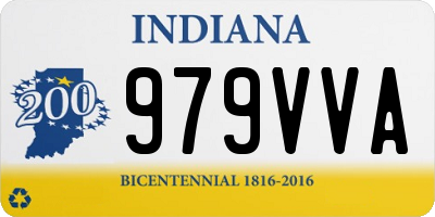 IN license plate 979VVA