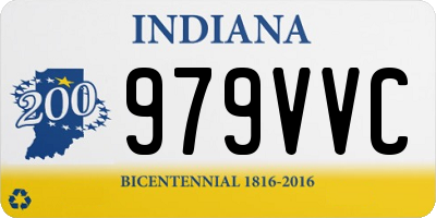 IN license plate 979VVC