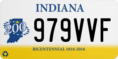 IN license plate 979VVF