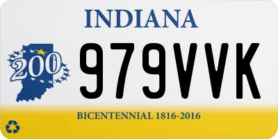 IN license plate 979VVK