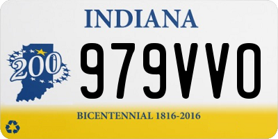 IN license plate 979VVO