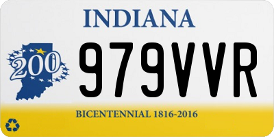 IN license plate 979VVR