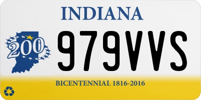 IN license plate 979VVS