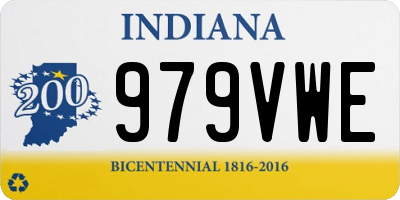 IN license plate 979VWE