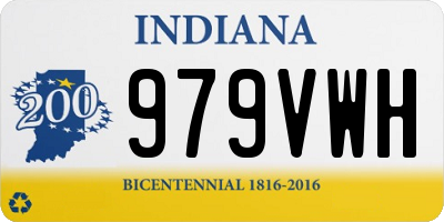 IN license plate 979VWH